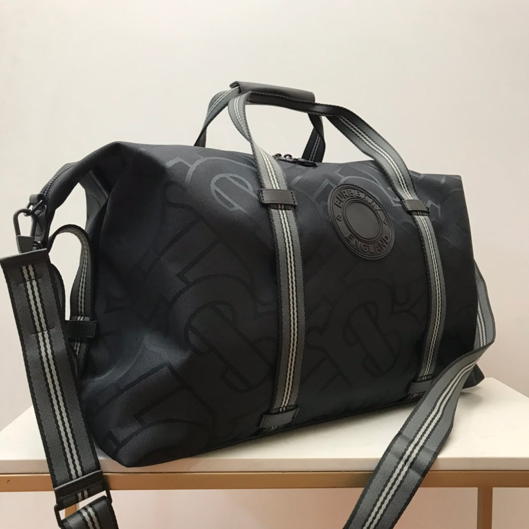 Дорожня сумка Burberry TB з нейлону й натуральної шкіри — фото 2