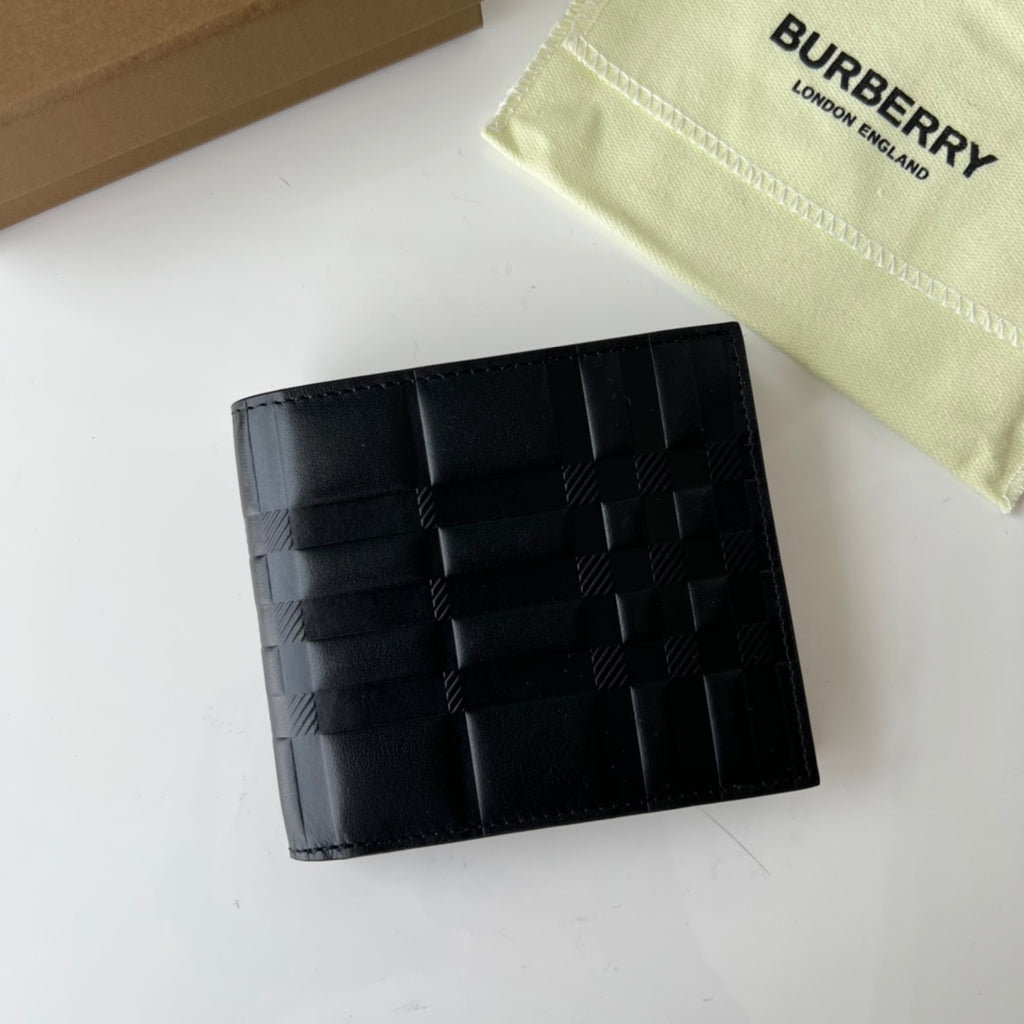 Гаманець Burberry із зернистої натуральної шкіри — фото 2