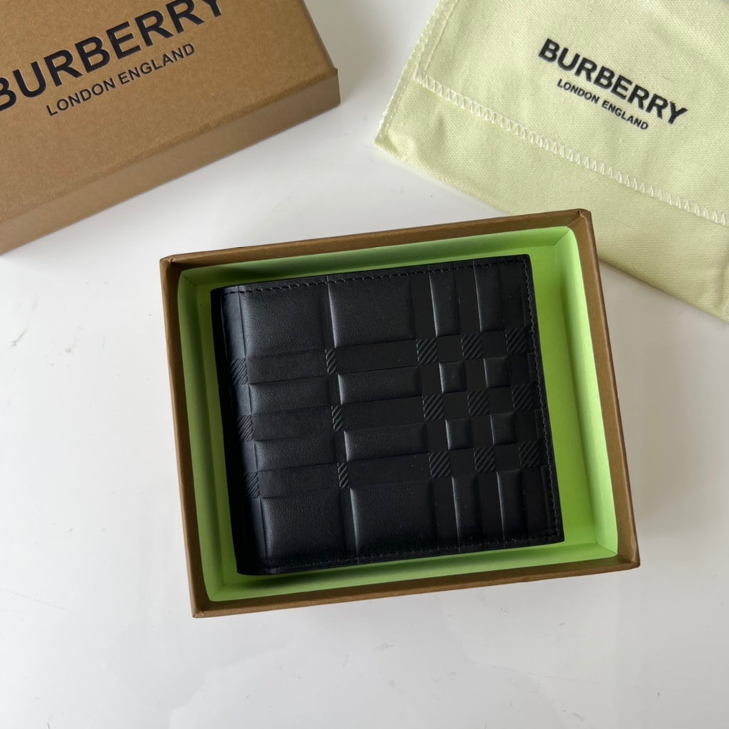 Гаманець Burberry із зернистої натуральної шкіри — фото 1