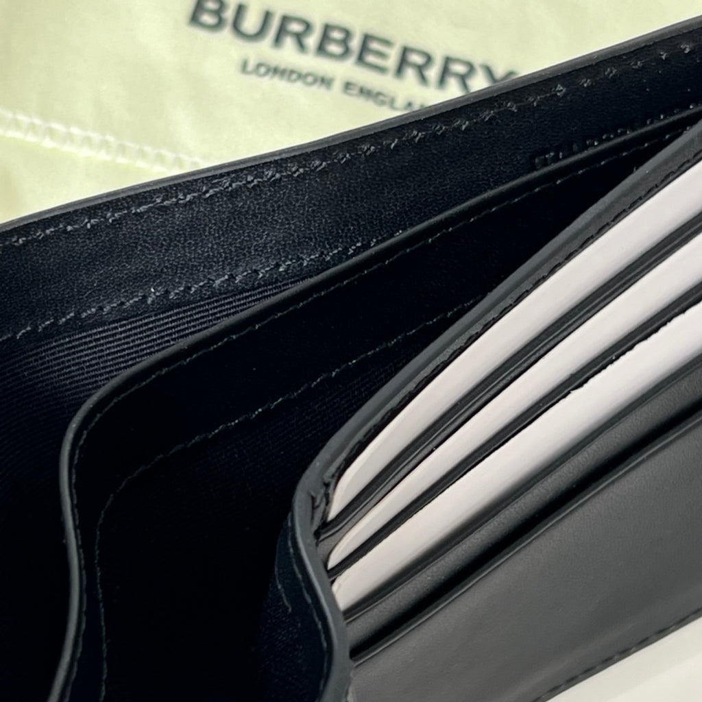 Гаманець Burberry із зернистої натуральної шкіри — фото 8