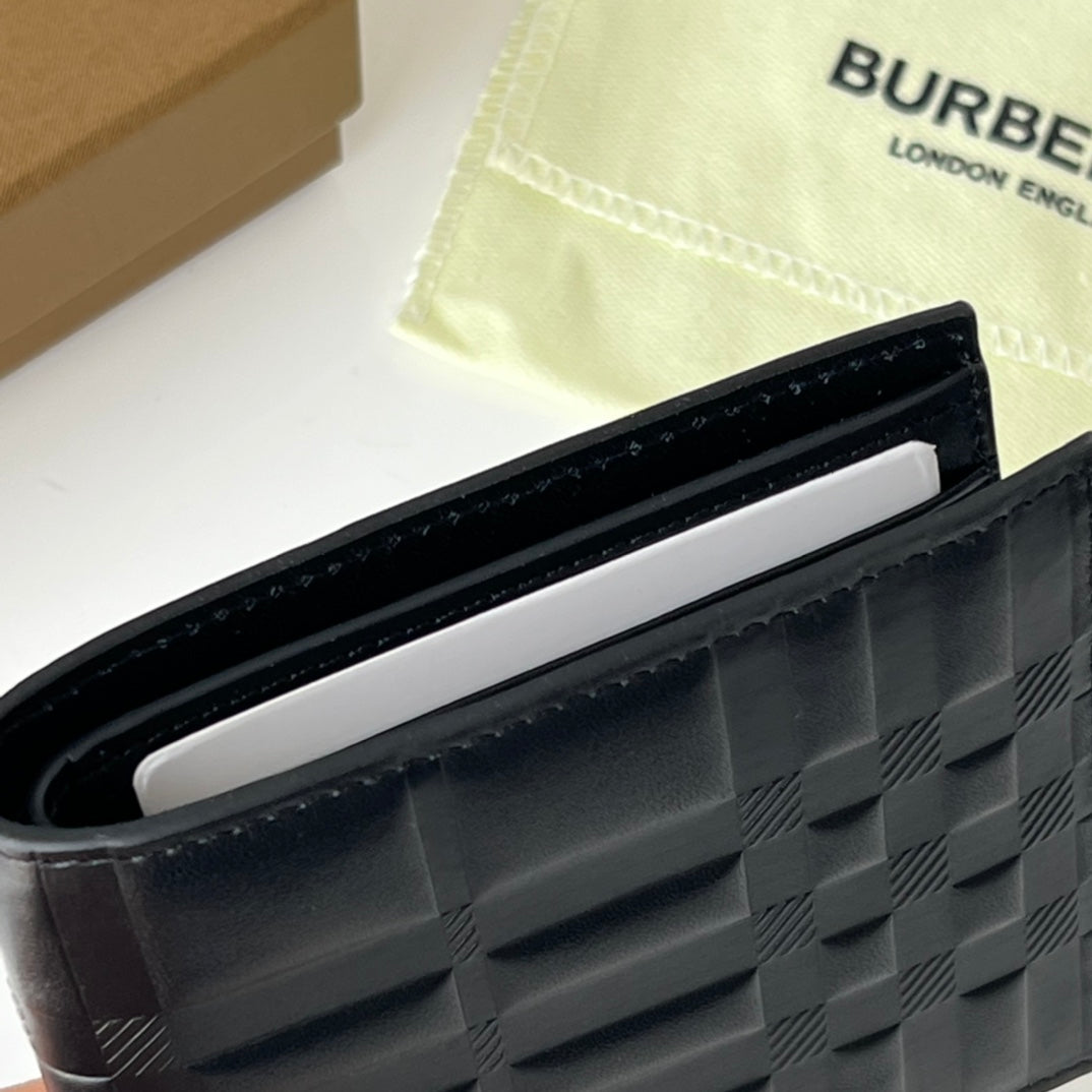 Гаманець Burberry із зернистої натуральної шкіри — фото 5