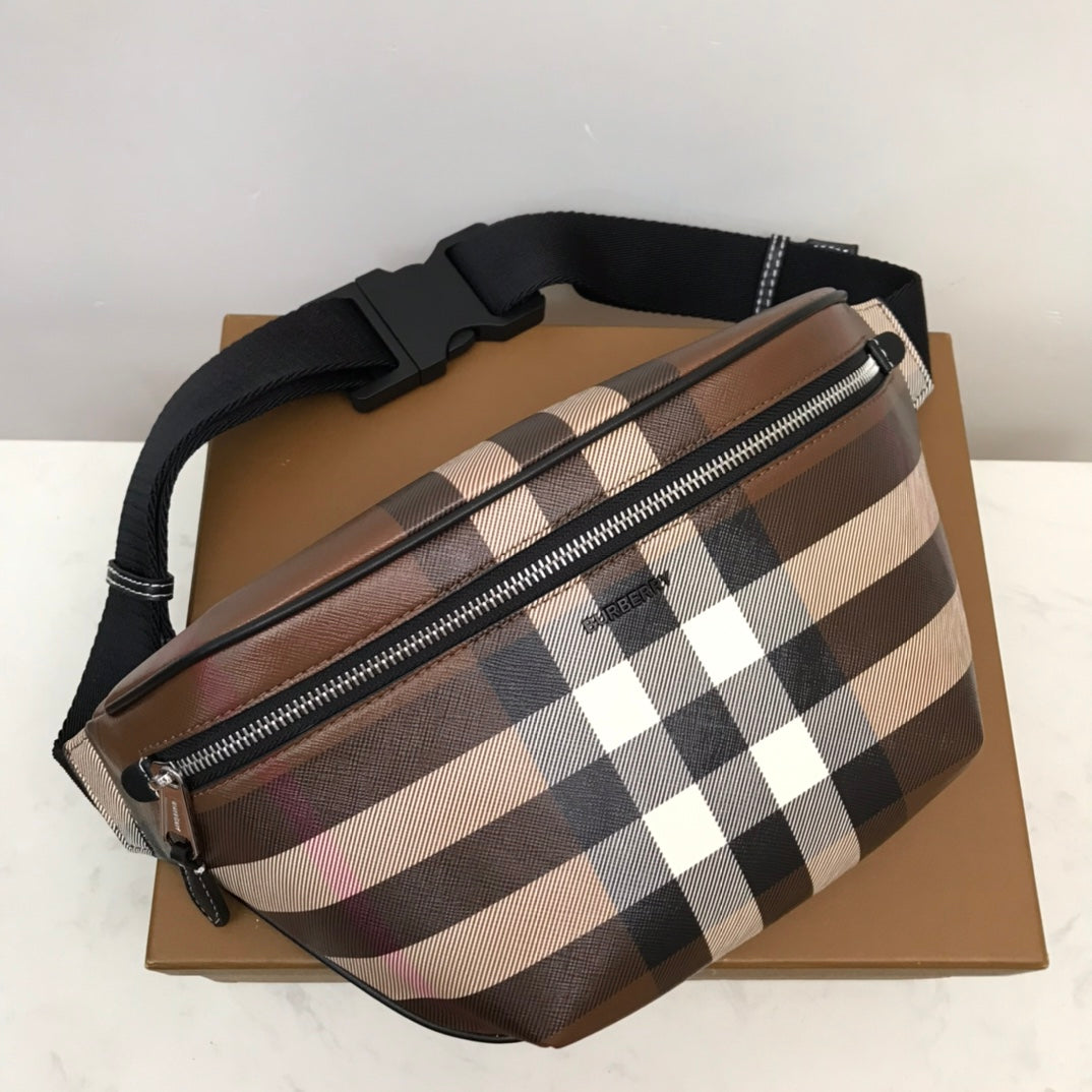 Поясна сумка Burberry з текстилю — фото 4