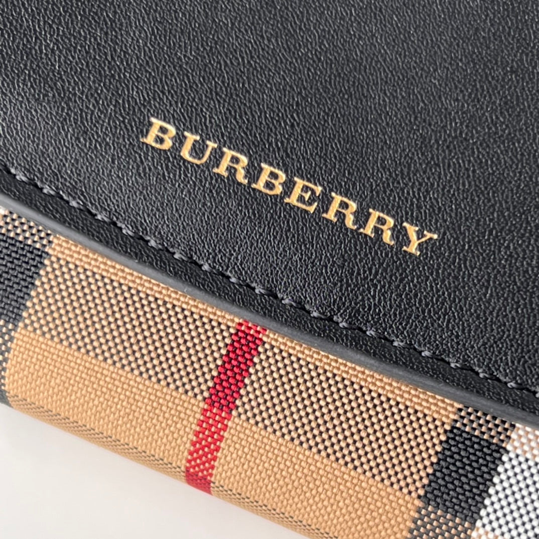 Гаманець на ланцюжку Burberry Horseferry зі шкіри — фото 5