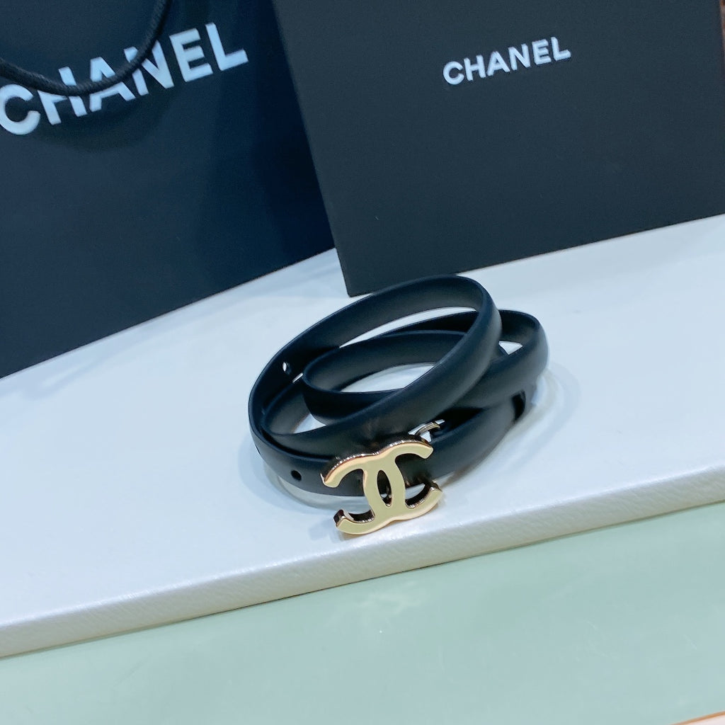 Ремінь Chanel з натуральної телячої шкіри