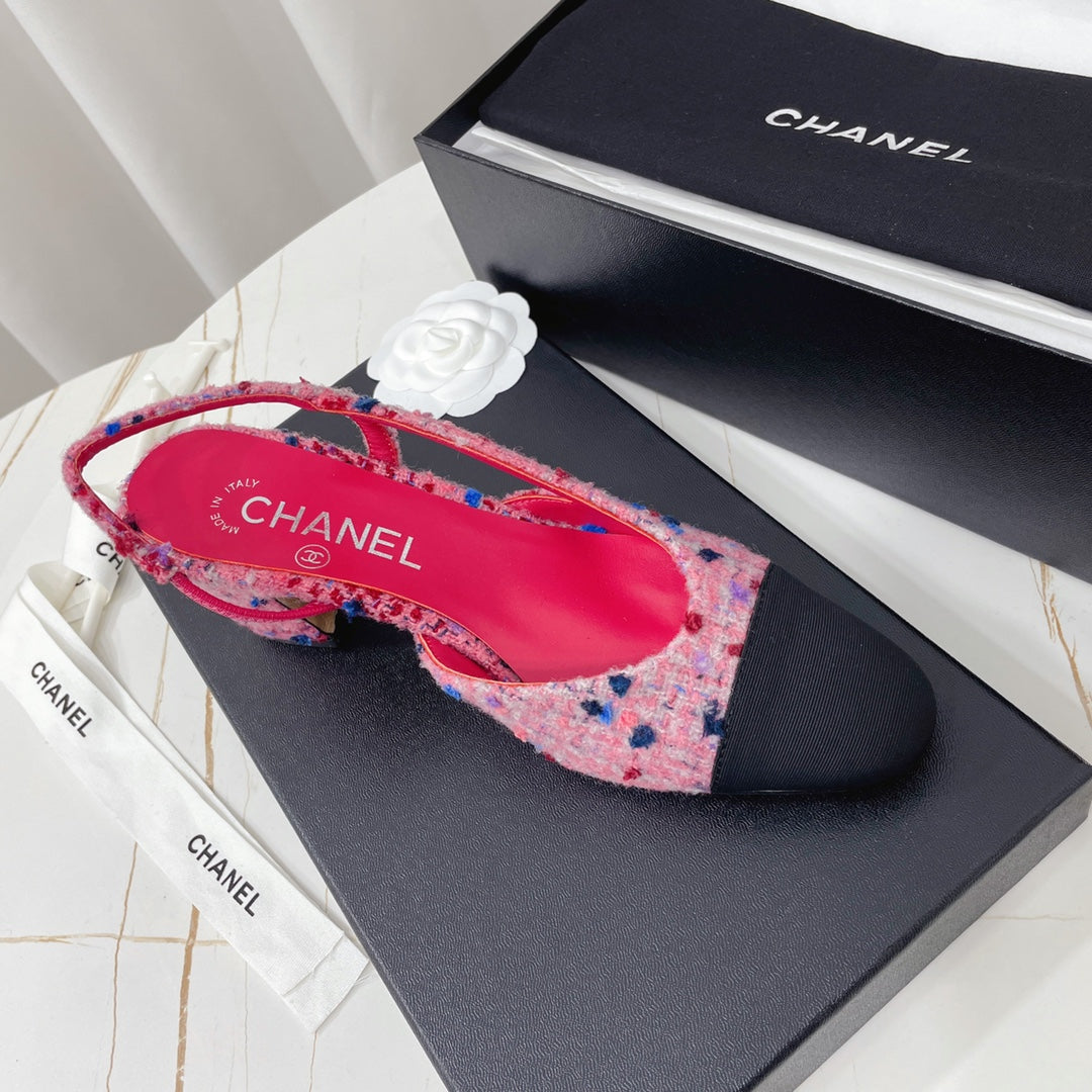 Жіночі зручні шкіряні сандалі Chanel