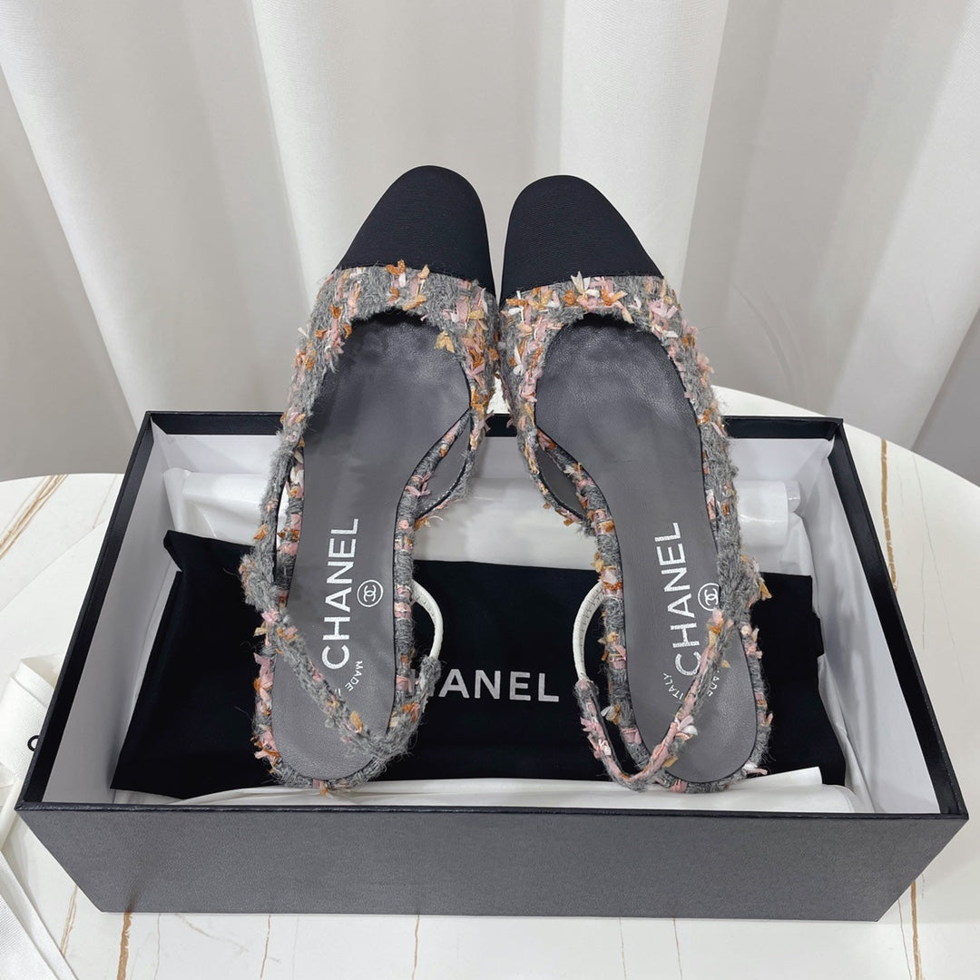 Жіночі зручні шкіряні сандалі Chanel