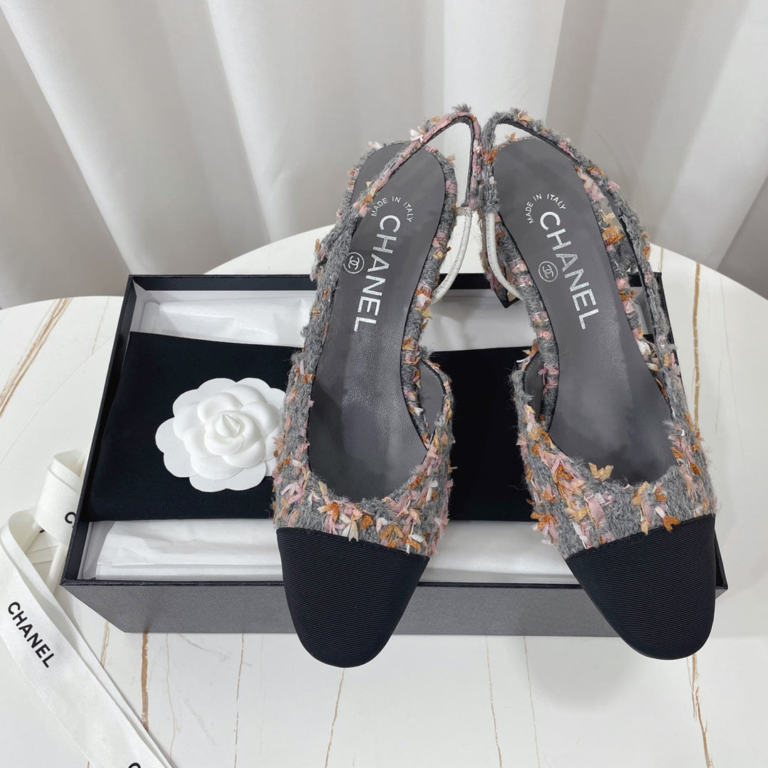 Жіночі зручні шкіряні сандалі Chanel