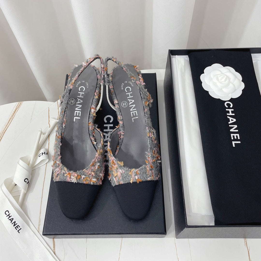 Жіночі зручні шкіряні сандалі Chanel