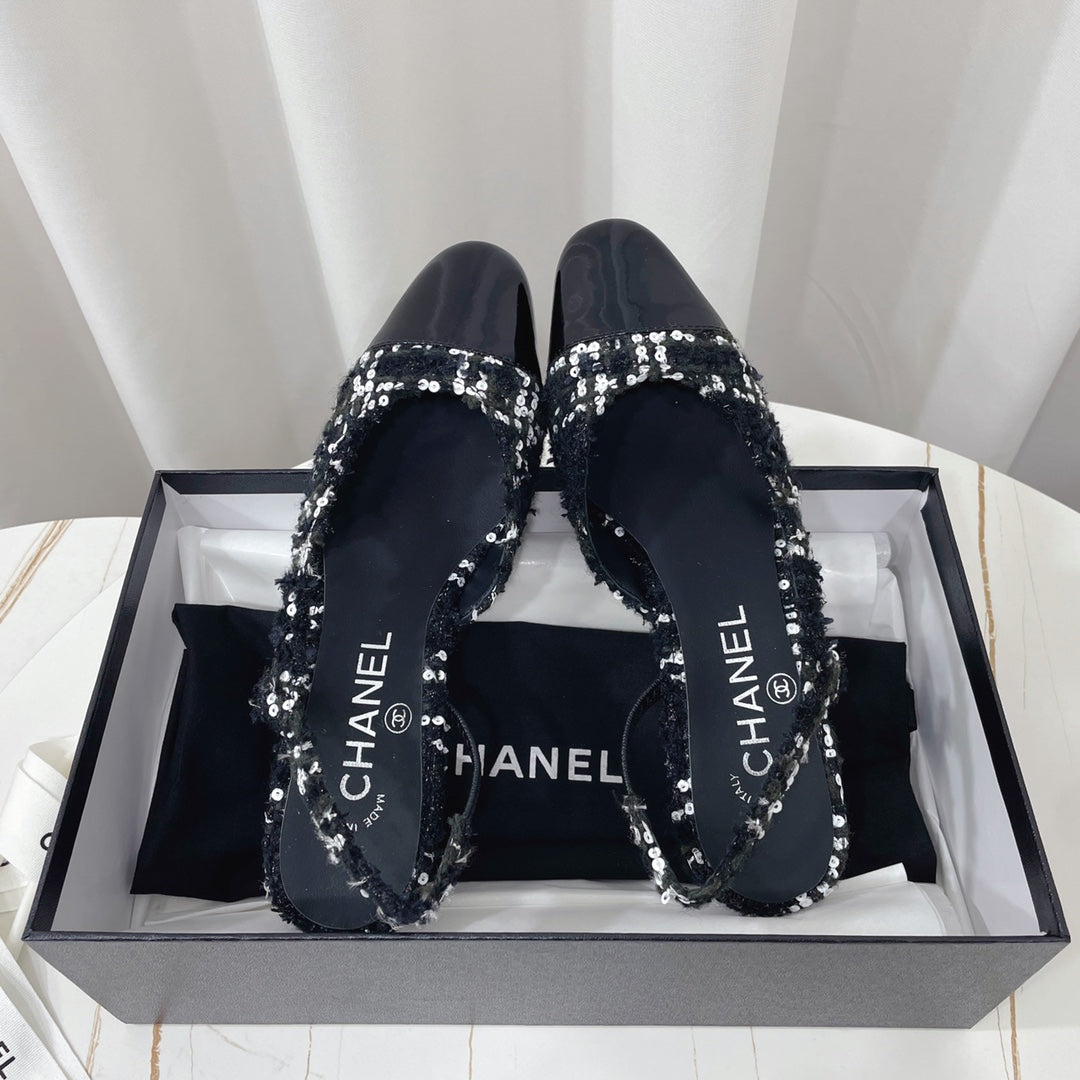Жіночі зручні шкіряні сандалі Chanel