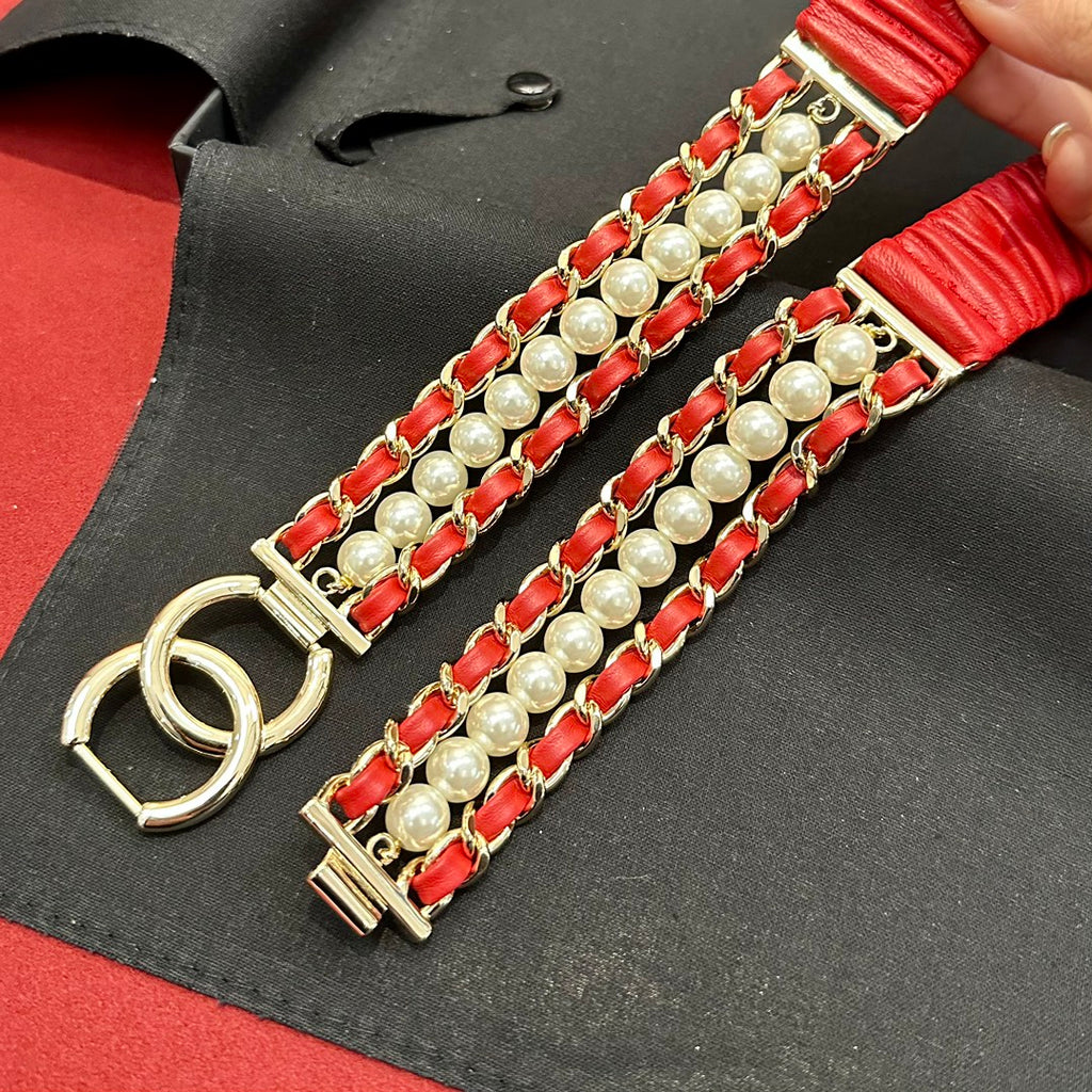 Пояс-ланцюжок Chanel з натуральної шкіри — фото 3