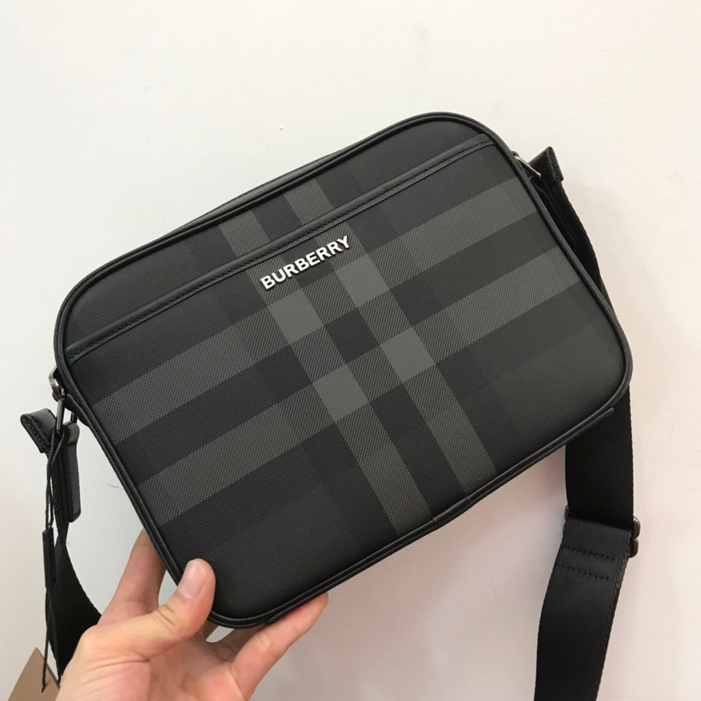 Сумка через плече Burberry зі штучної шкіри й текстилю — фото 2