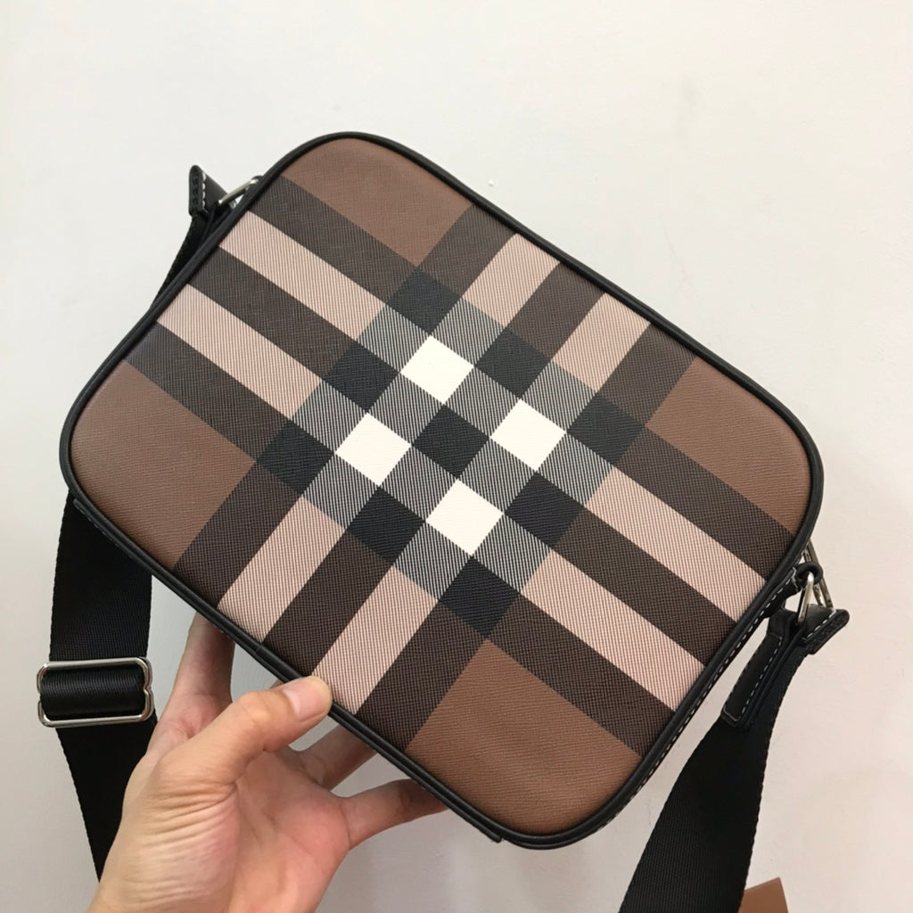 Сумка через плече Burberry зі штучної шкіри й текстилю — фото 7