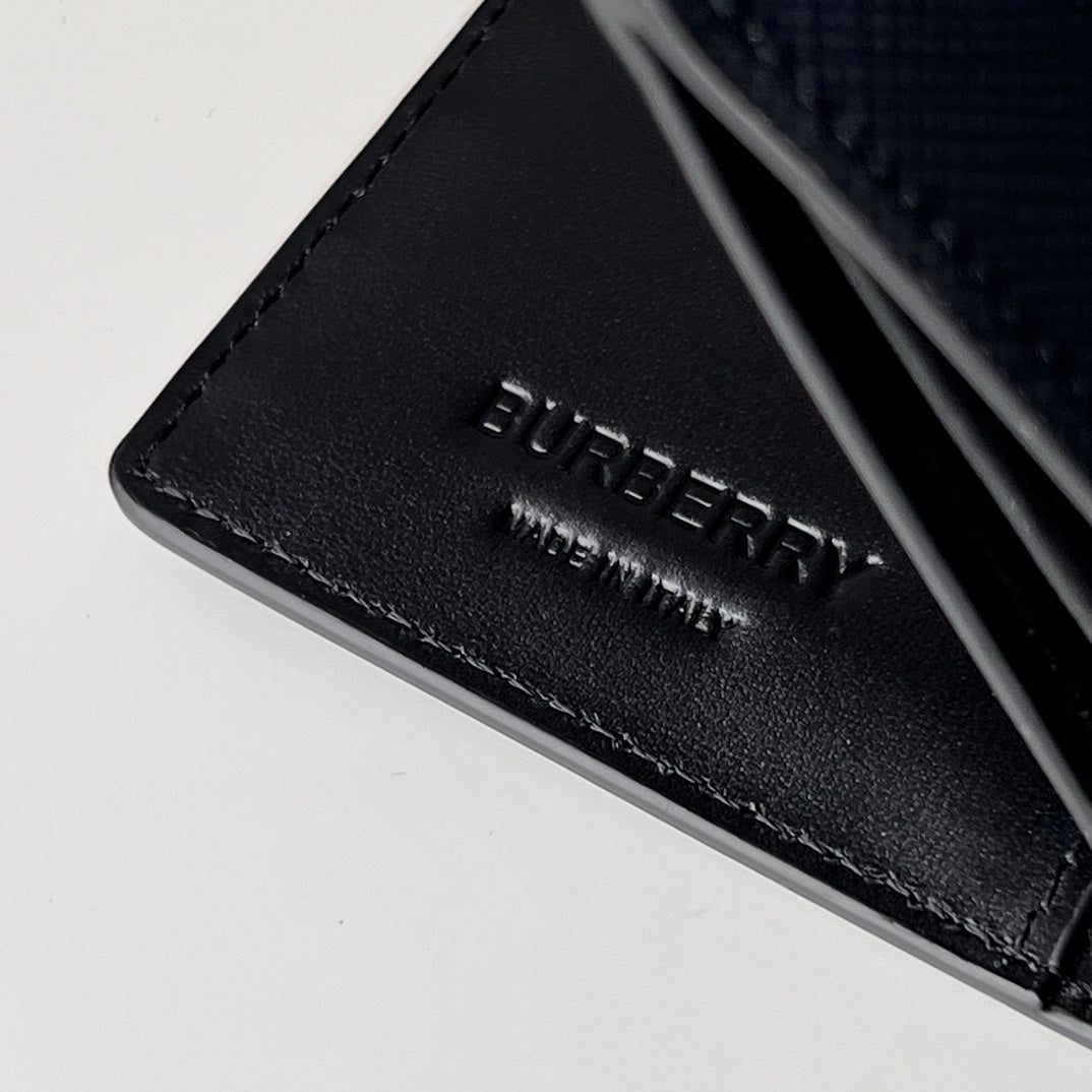Гаманець Burberry London із зернистої натуральної шкіри — фото 5