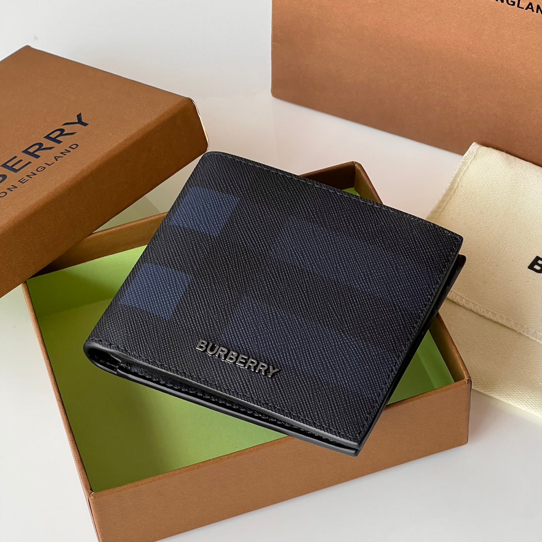 Гаманець Burberry London із зернистої натуральної шкіри — фото 3