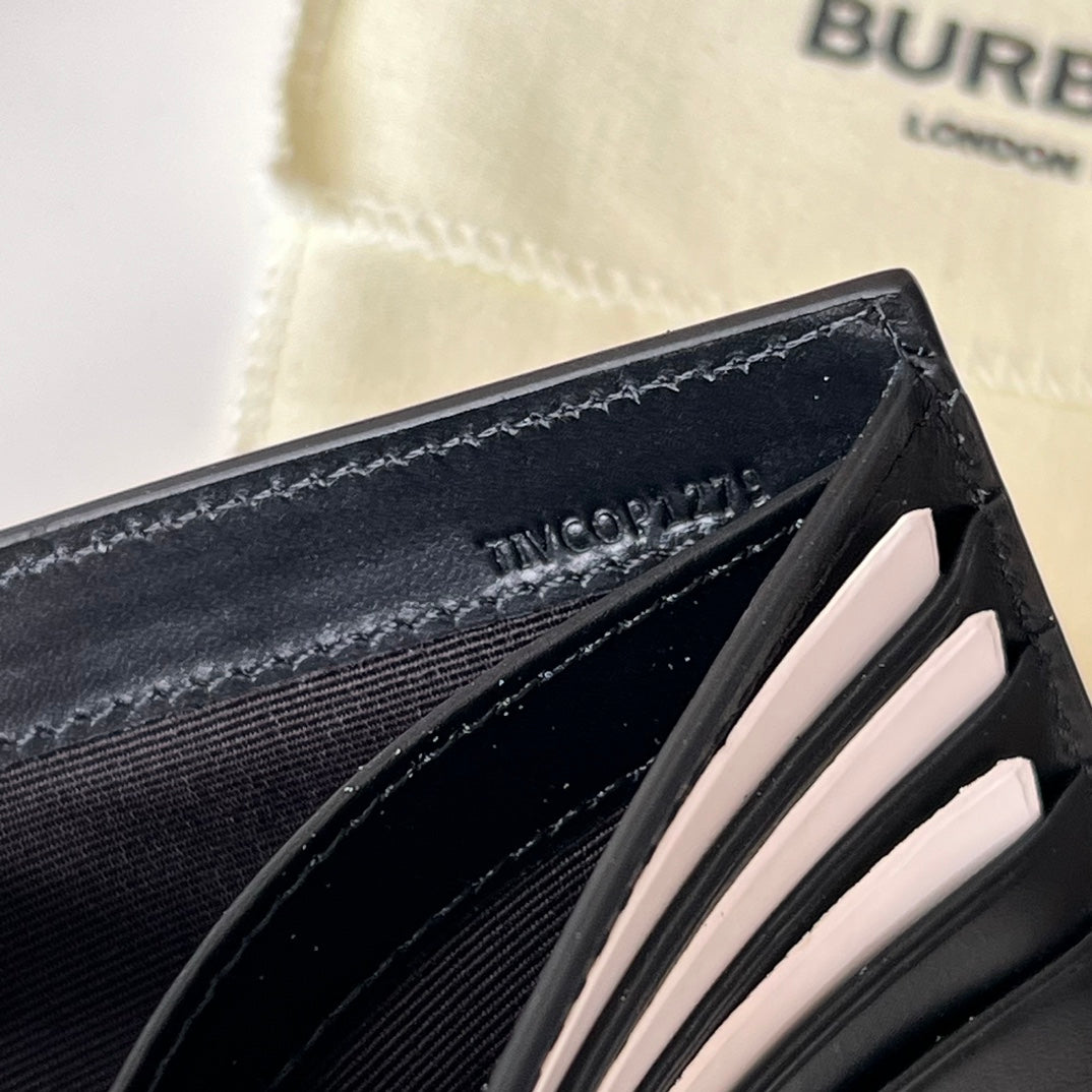 Гаманець Burberry London із зернистої натуральної шкіри — фото 9
