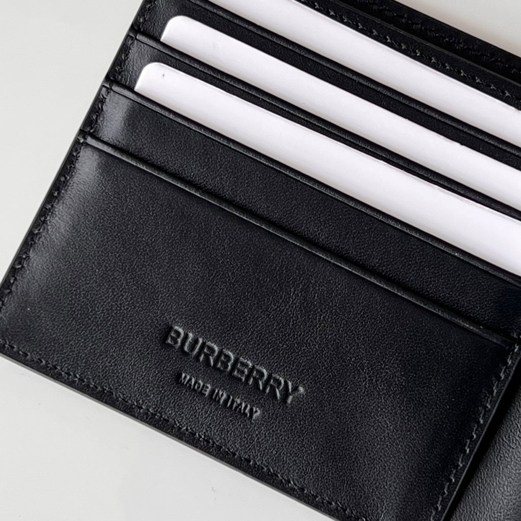 Гаманець Burberry London із зернистої натуральної шкіри — фото 8