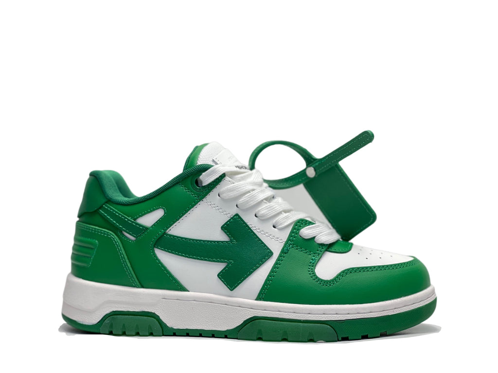 Кросівки Off-White Out Of Office — зелено-білі