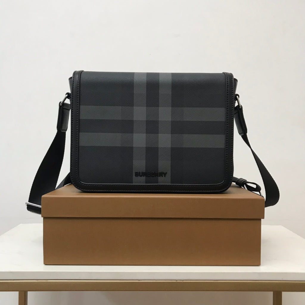 Сумка через плече Burberry зі штучної шкіри й текстилю — фото 1