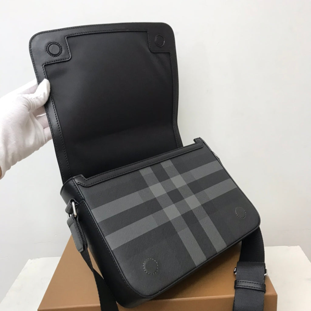 Сумка через плече Burberry зі штучної шкіри й текстилю — фото 6