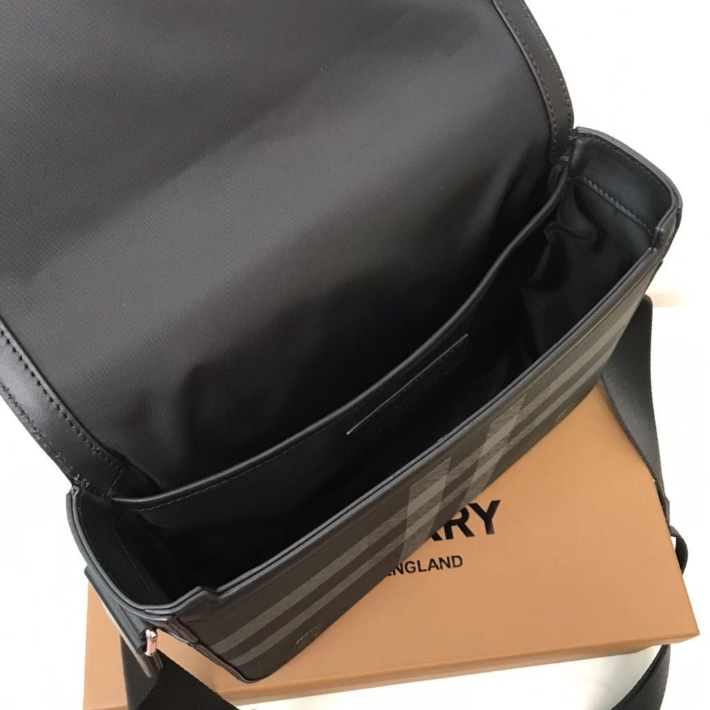 Сумка через плече Burberry зі штучної шкіри й текстилю — фото 7