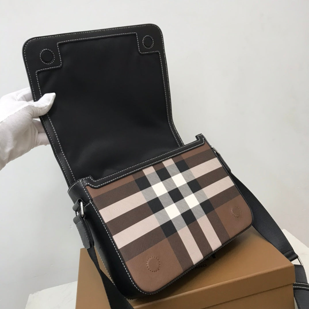 Сумка через плече Burberry зі штучної шкіри й текстилю — фото 8
