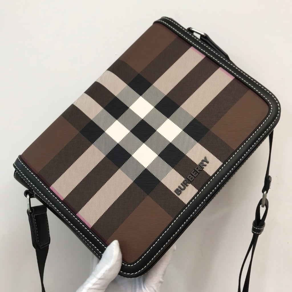 Сумка через плече Burberry зі штучної шкіри й текстилю — фото 2