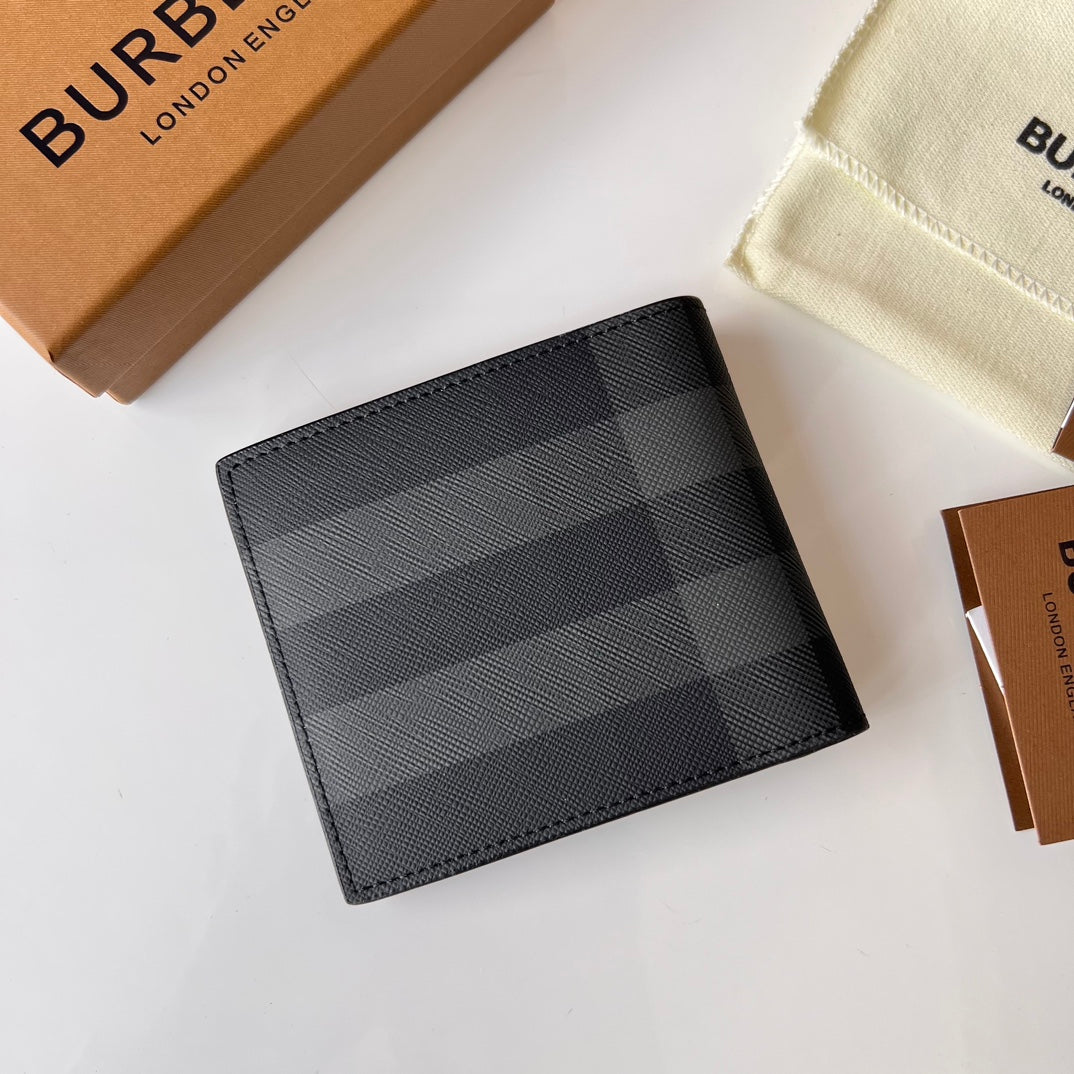 Гаманець Burberry London із зернистої натуральної шкіри — фото 4