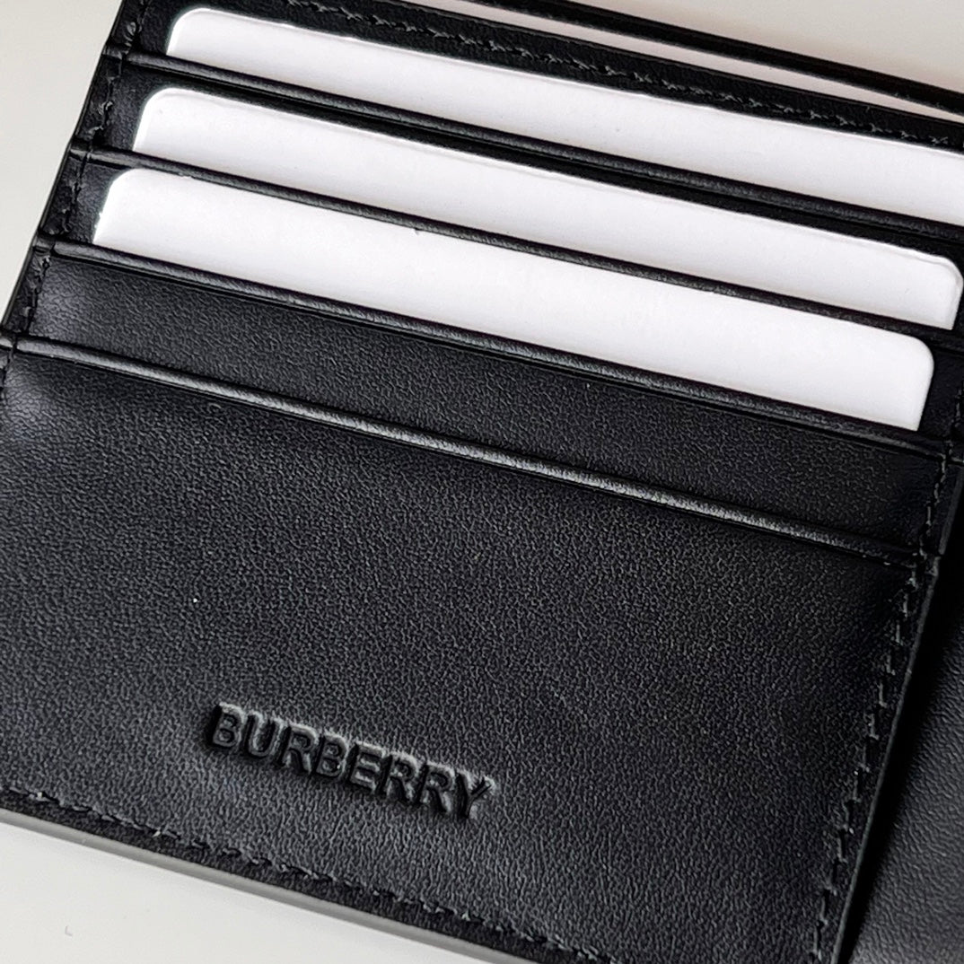 Гаманець Burberry London із зернистої натуральної шкіри — фото 8