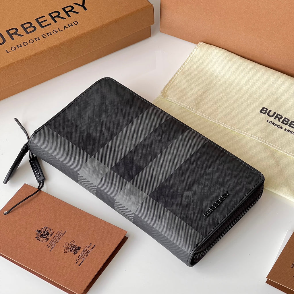 Гаманець Burberry London із зернистої натуральної шкіри — фото 2