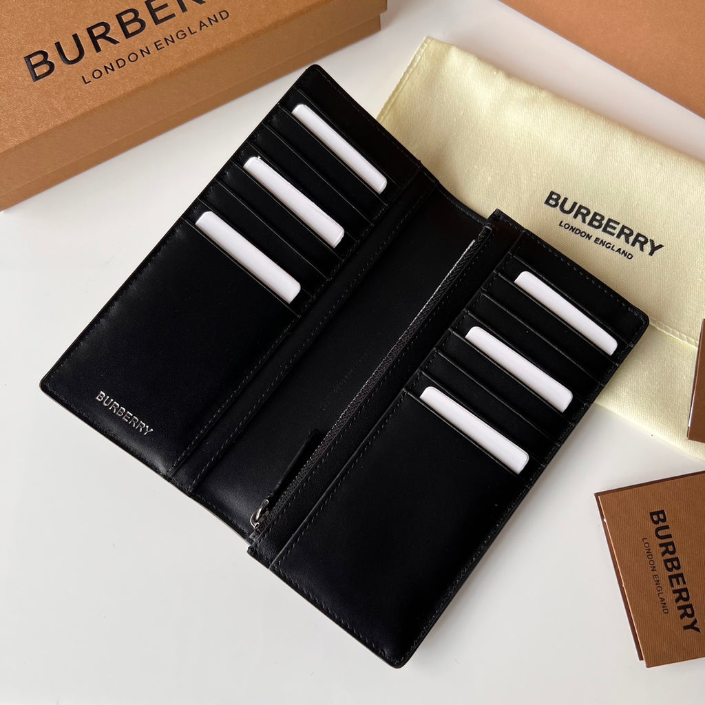 Гаманець Burberry London із зернистої натуральної шкіри — фото 6