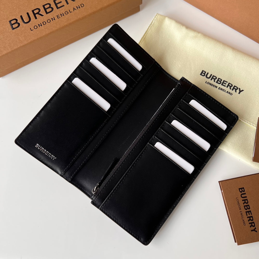 Гаманець Burberry London із зернистої натуральної шкіри — фото 6