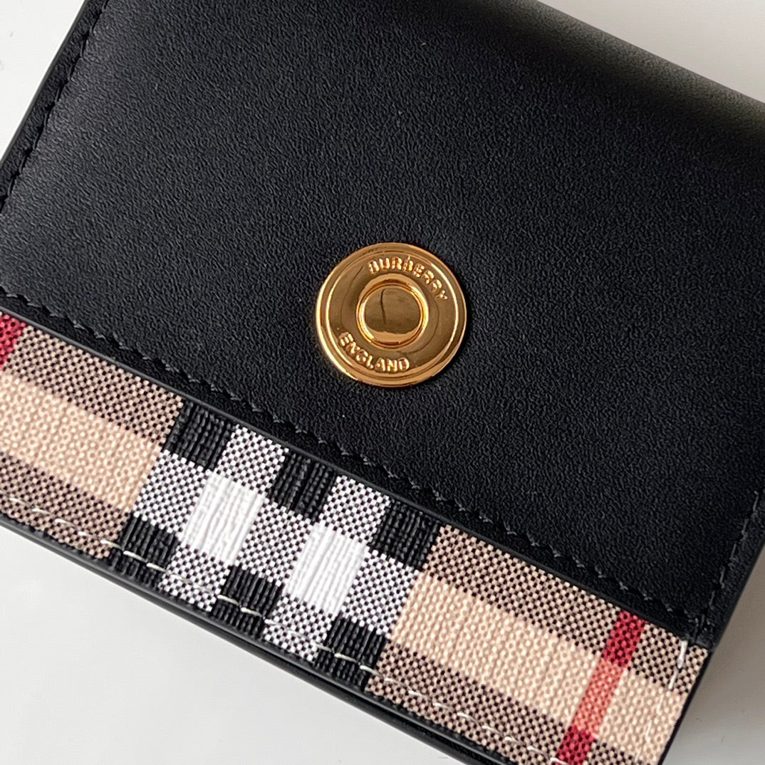 Гаманець Burberry Vintage з текстилю й натуральної шкіри — фото 3