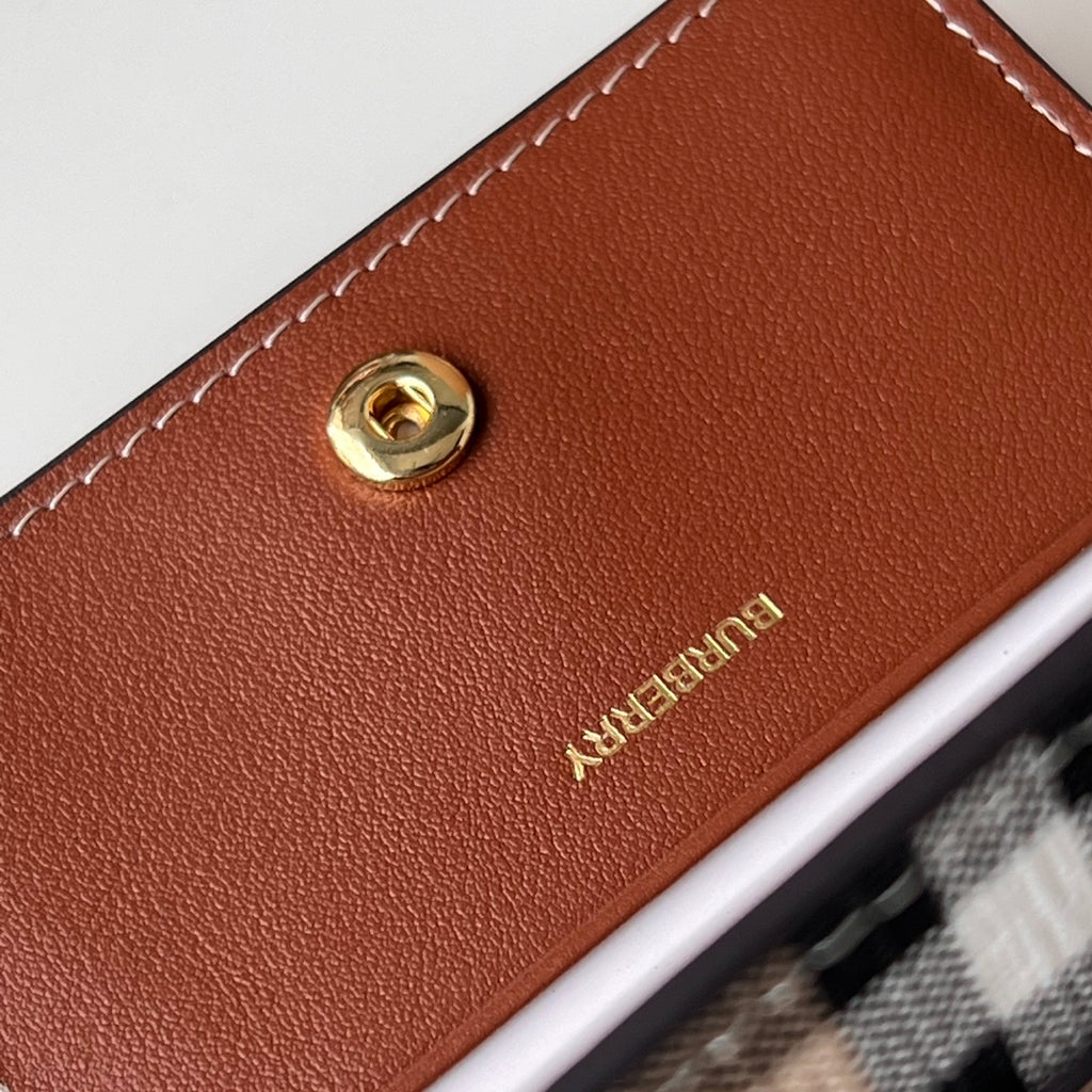 Гаманець Burberry Vintage з текстилю й натуральної шкіри — фото 6