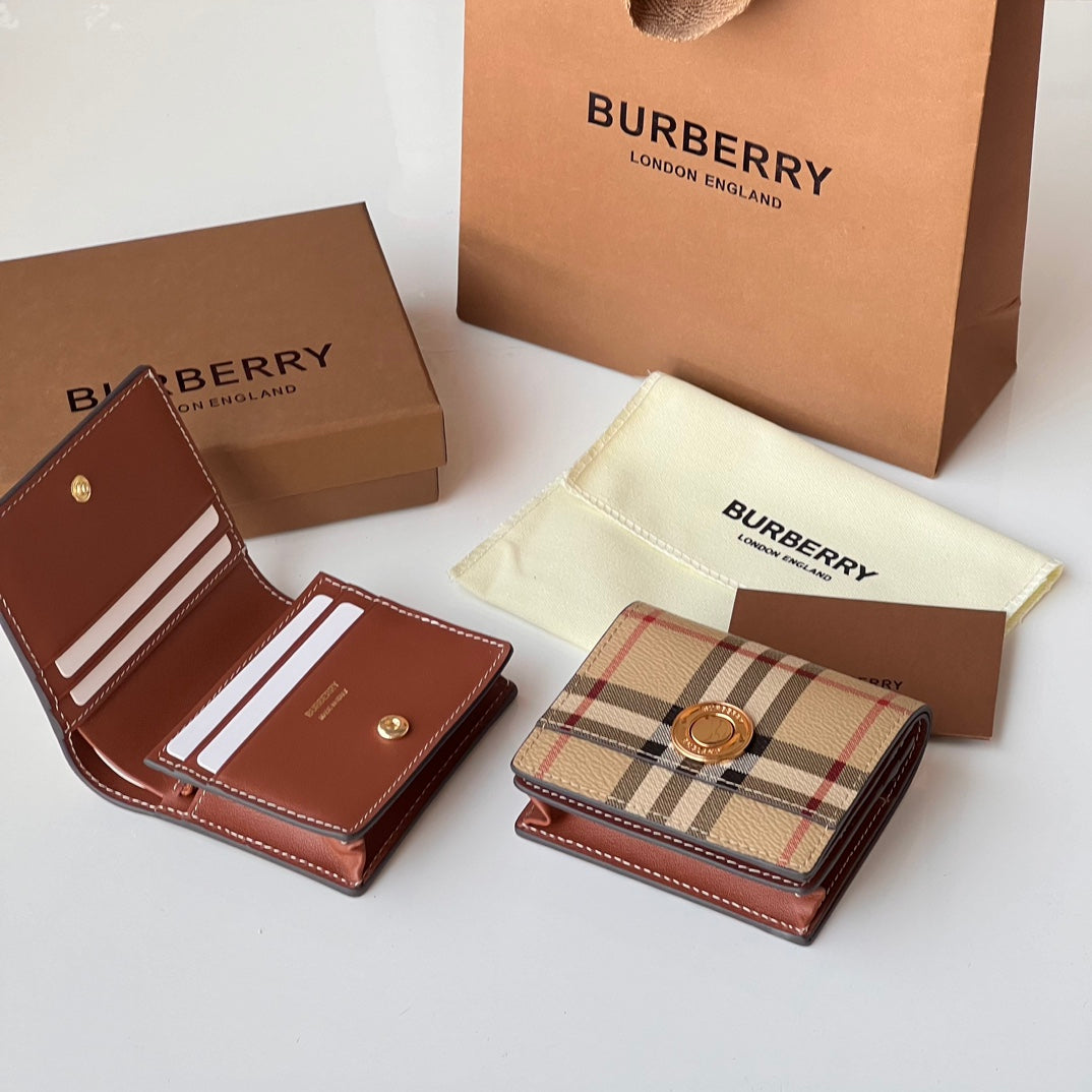 Кардхолдер Burberry з натуральної шкіри — фото 1