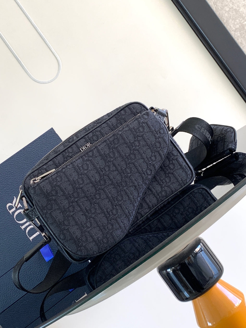Сумка-трансформер Dior Saddle з натуральної шкіри — фото 1