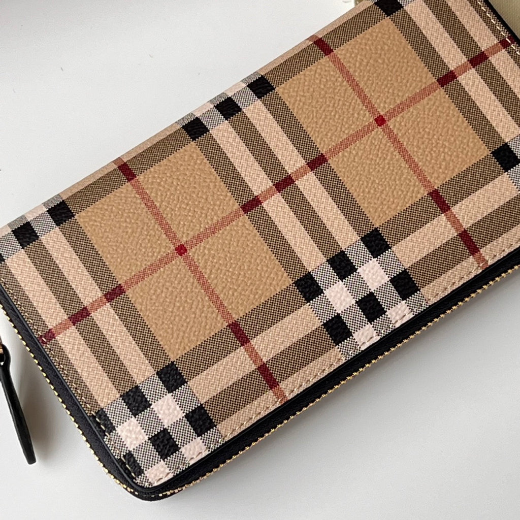 Гаманець Burberry з текстилю й натуральної шкіри — фото 5
