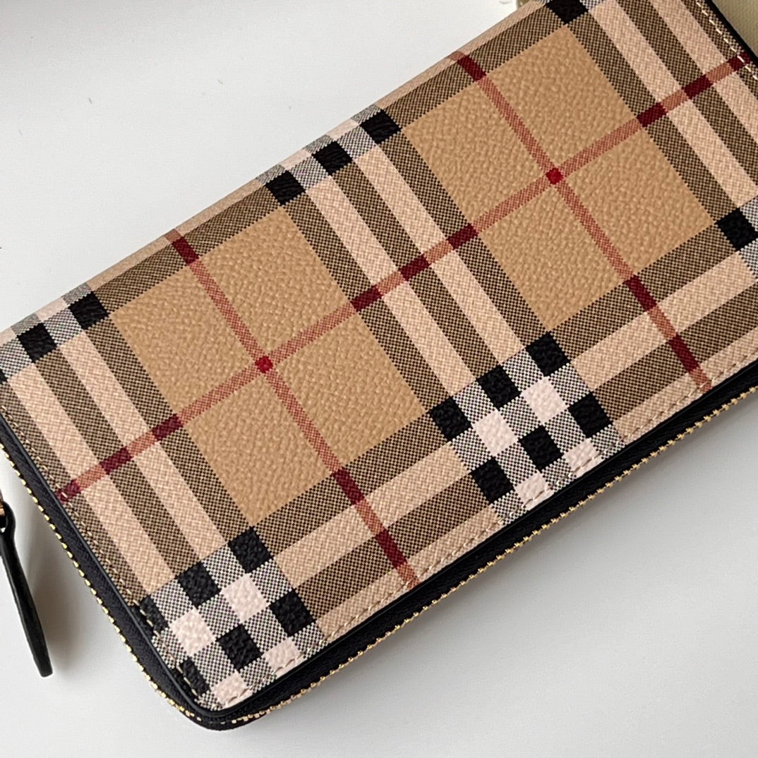 Гаманець Burberry з текстилю й натуральної шкіри — фото 5