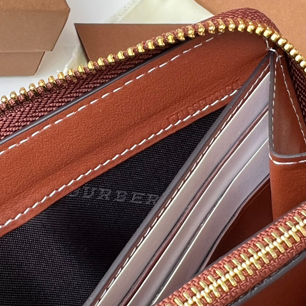 Гаманець Burberry з текстилю й натуральної шкіри — фото 8