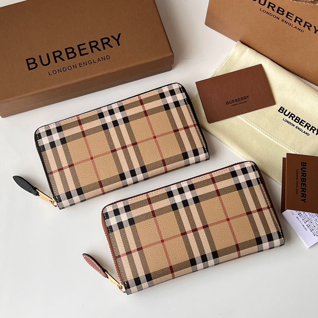 Гаманець Burberry з текстилю й натуральної шкіри — фото 9