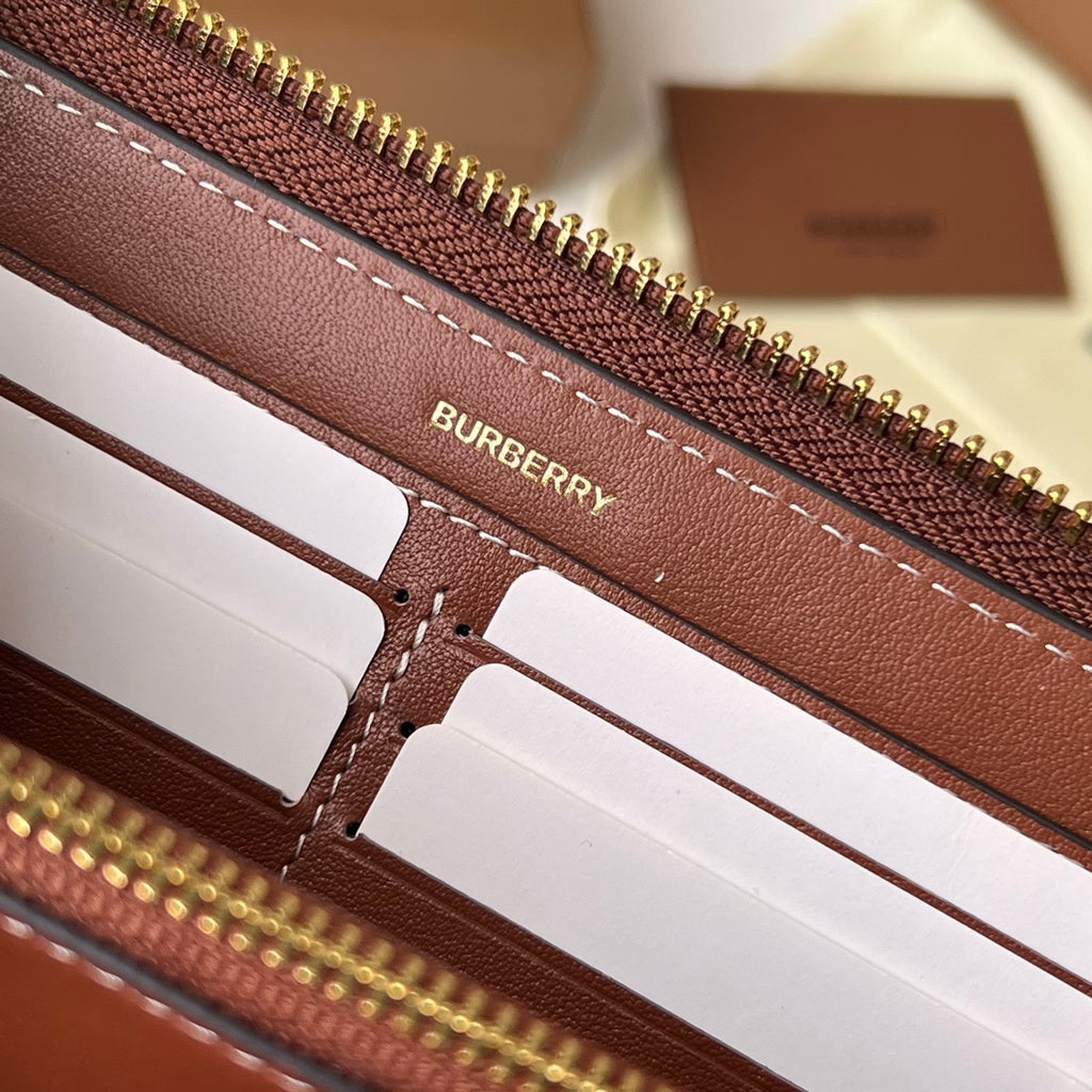 Гаманець Burberry з текстилю й натуральної шкіри — фото 7