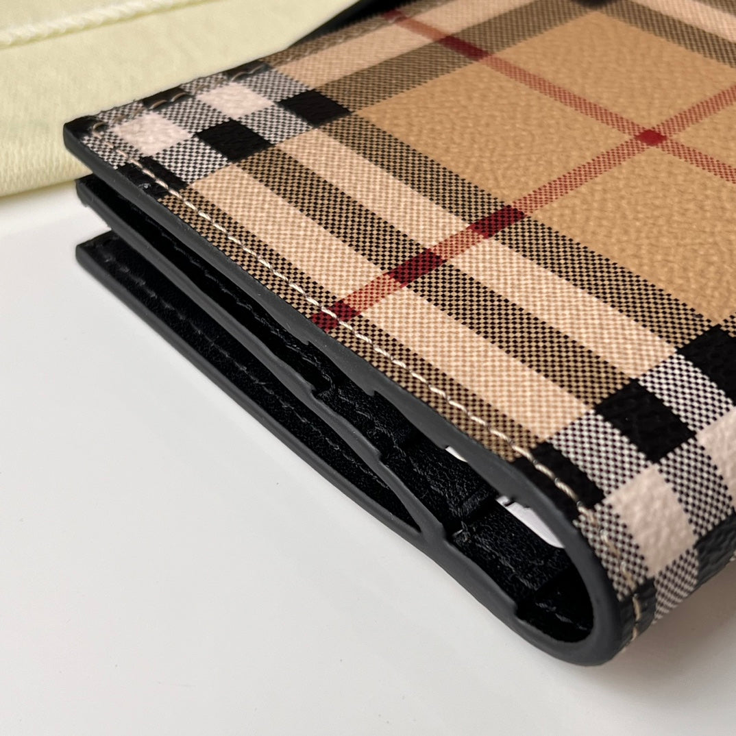 Гаманець Burberry з текстилю й натуральної шкіри — фото 3