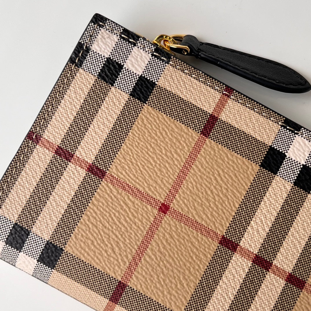 Гаманець Burberry з текстилю й натуральної шкіри — фото 5