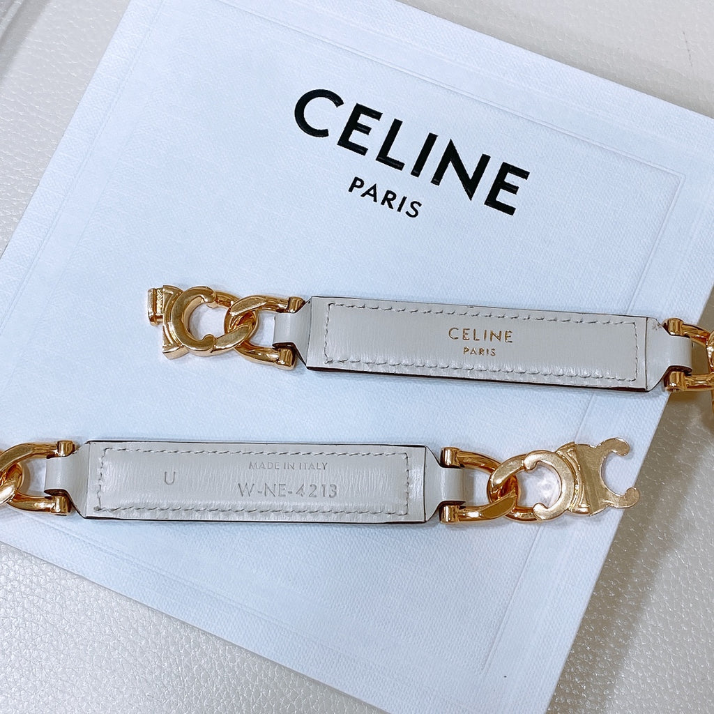 Ремінь Celine з натуральної телячої шкіри