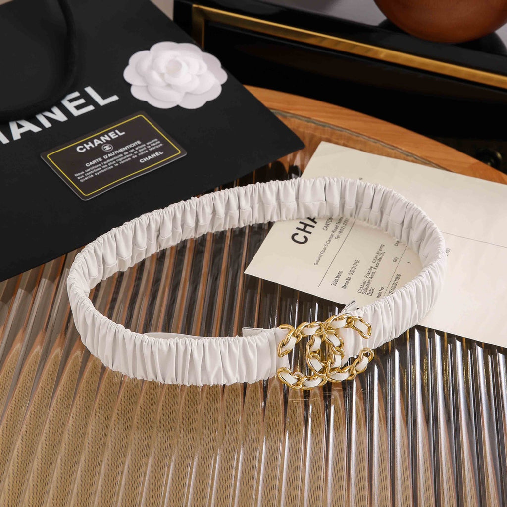 Ремінь Chanel з натуральної телячої шкіри