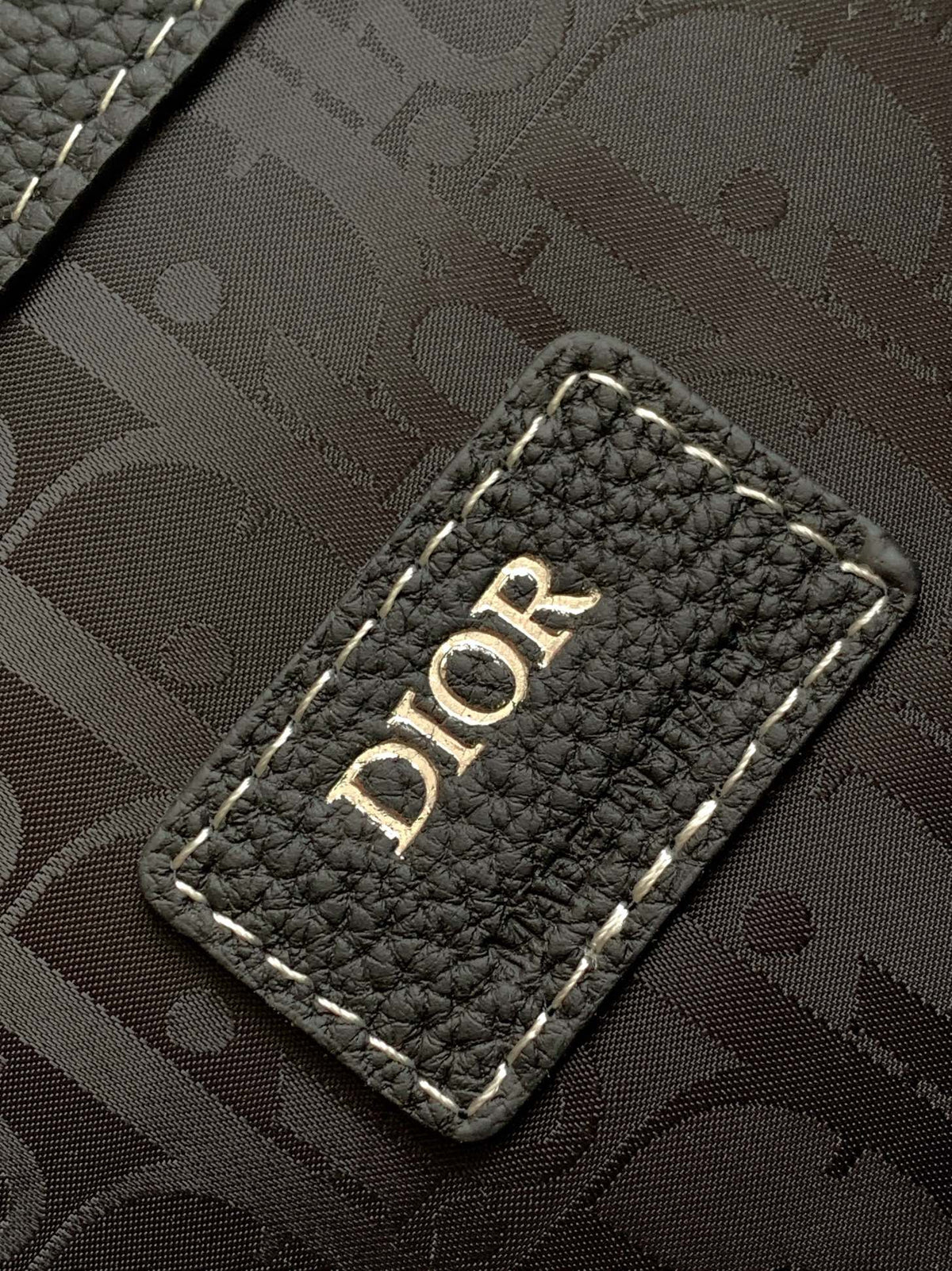 Рюкзак Dior Saddle із зернистої натуральної шкіри, чорний — фото 9