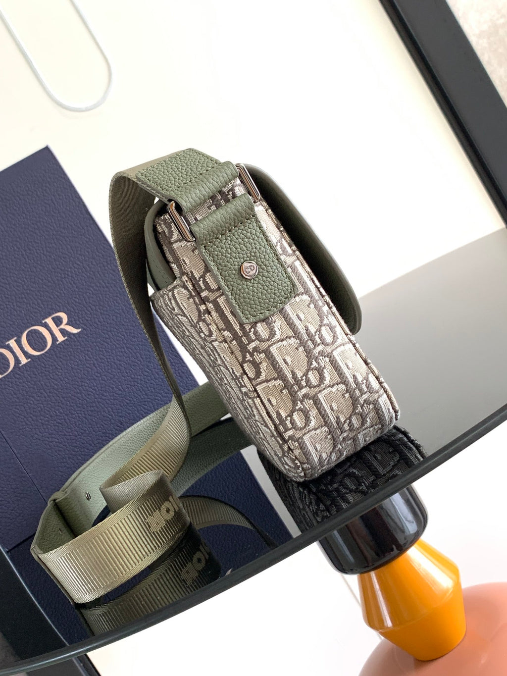 Мала сумка-месенджер Dior Saddle з натуральної шкіри — фото 2