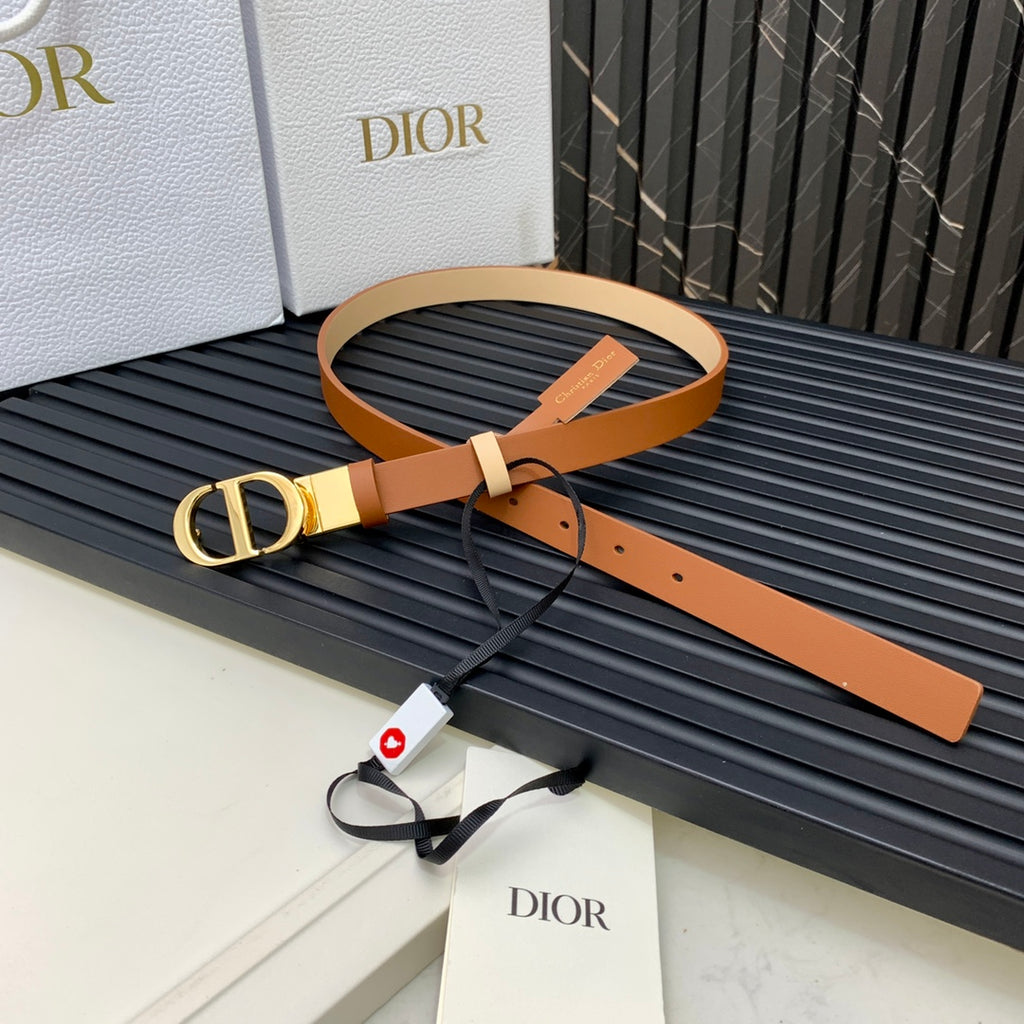 Ремінь Dior з натуральної телячої шкіри
