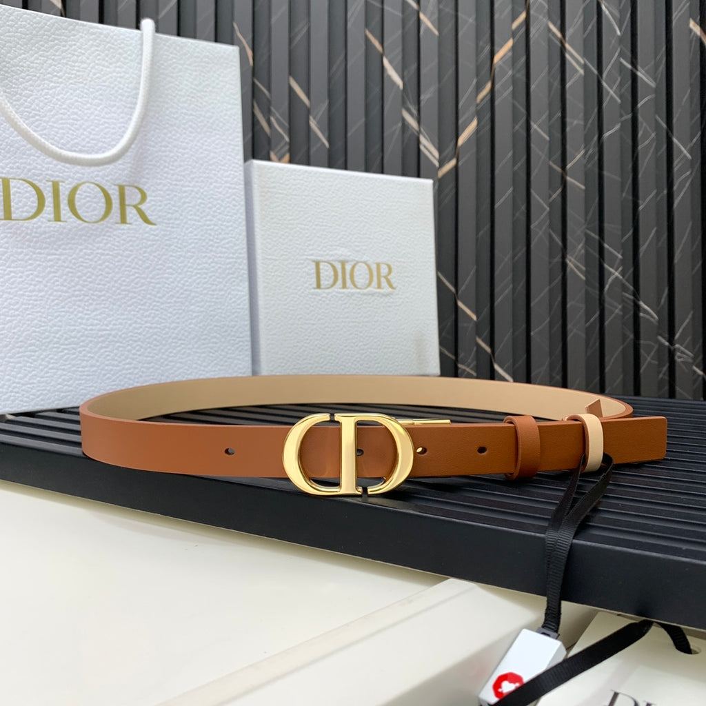 Ремінь Dior з натуральної телячої шкіри
