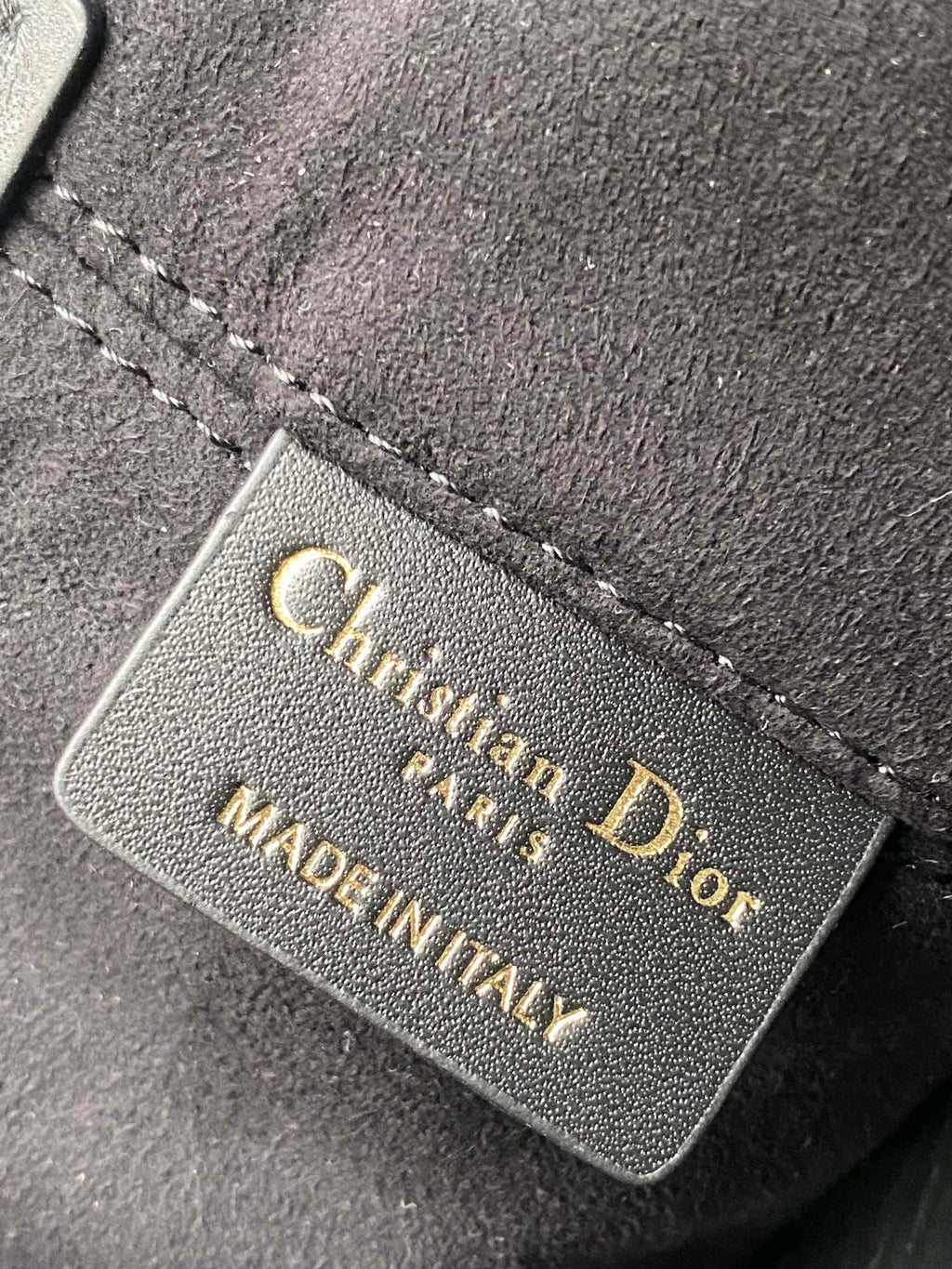 Сумка з ручками Dior Toujours з натуральної шкіри, чорна — фото 9
