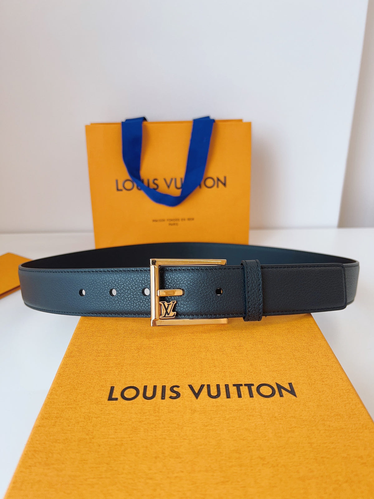 Ремінь Louis Vuitton з текстилю й натуральної шкіри — фото 1